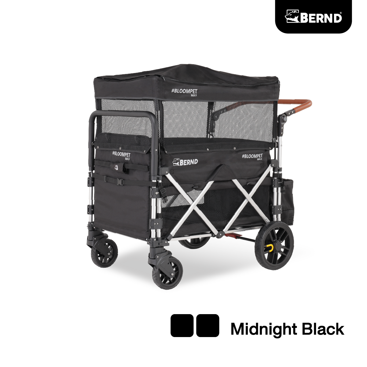 รถเข็นสัตว์เลี้ยง BERND BLOOM PET MAX สีดำ_0